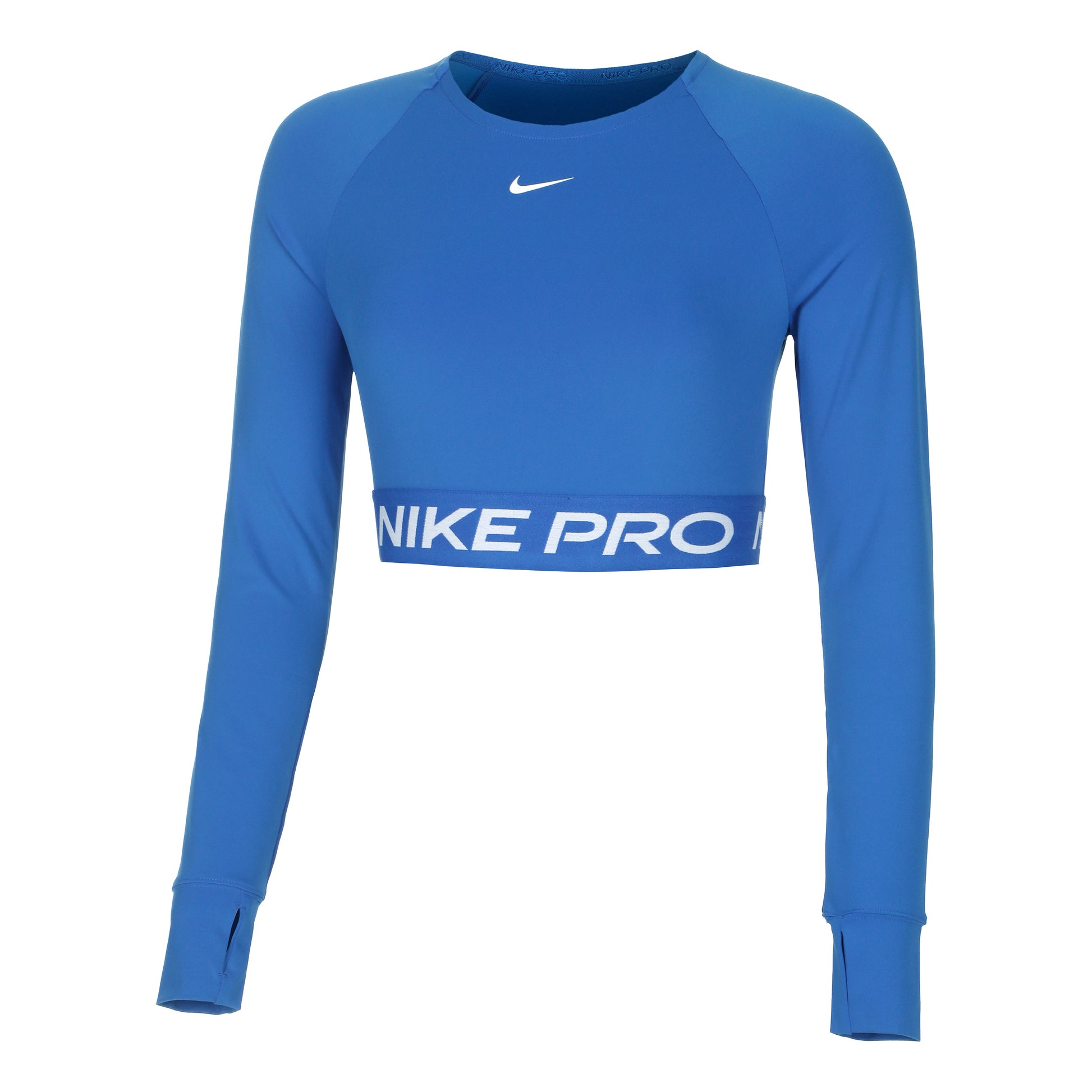 Nike Pro Dri-Fit 365 Crop Longsleeve Damen - blau,