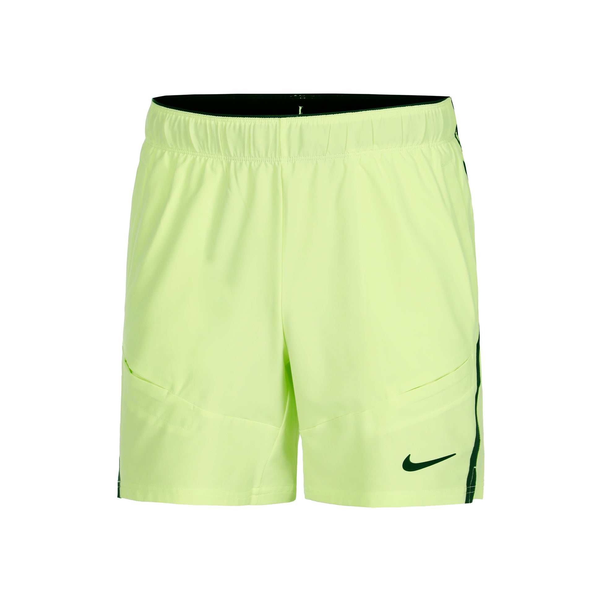 Nike Court Dri-Fit Advantage  7in Shorts Herren - zitronengelb, schwarz