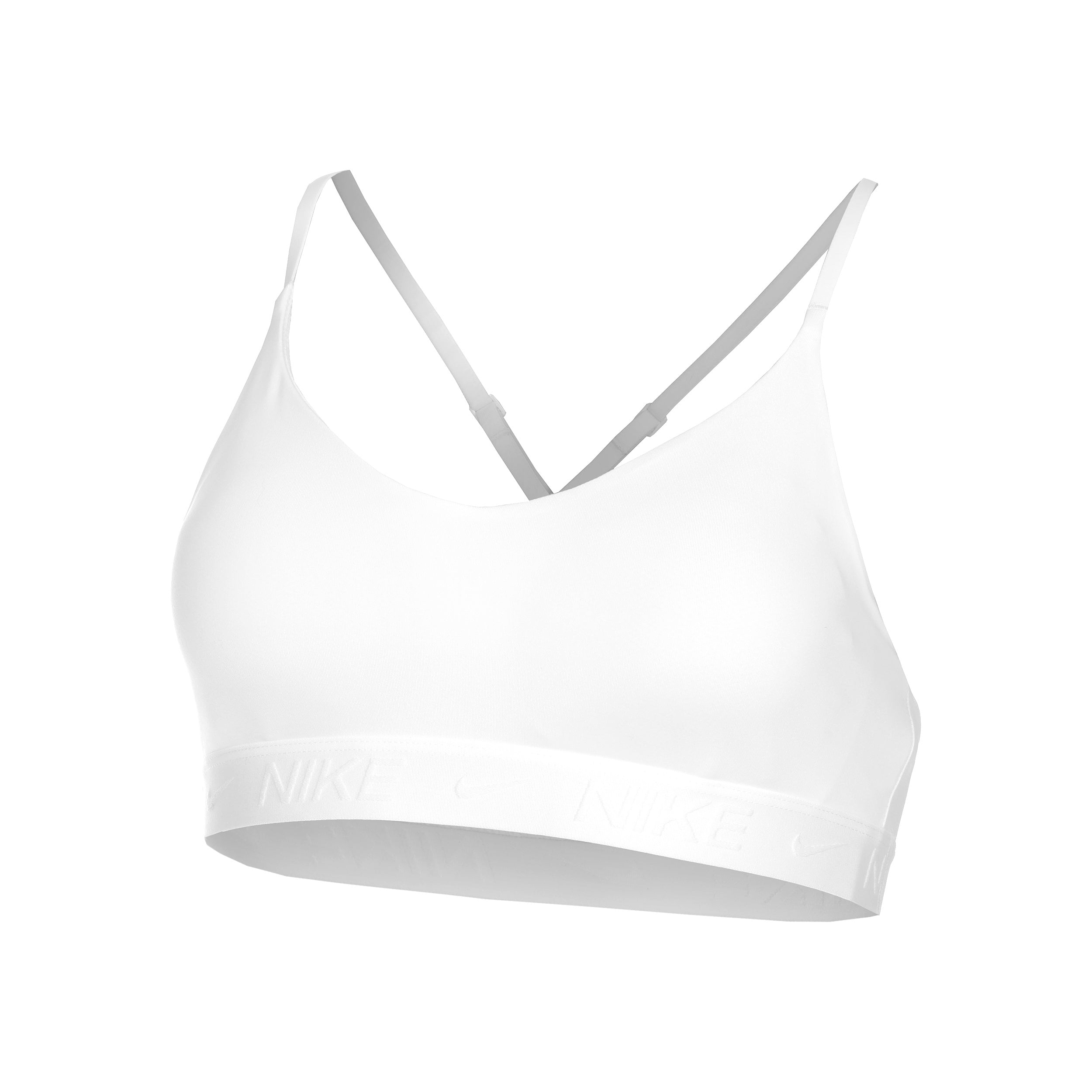 Nike Dri-Fit INDY LGT Support Sport-BH Damen-weiß
