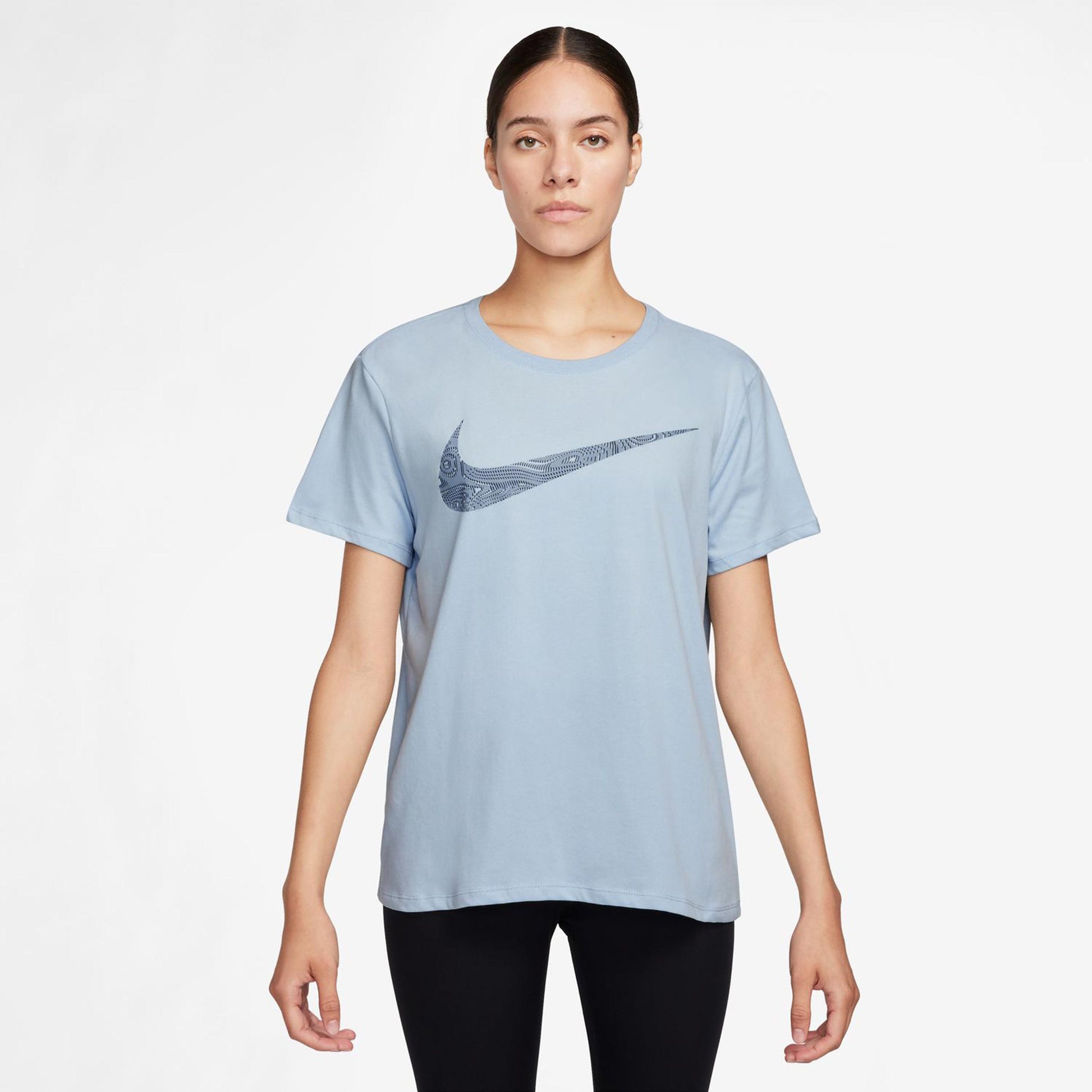 Nike Dri-Fit Slam Short T-Shirt Damen-Blaugrau