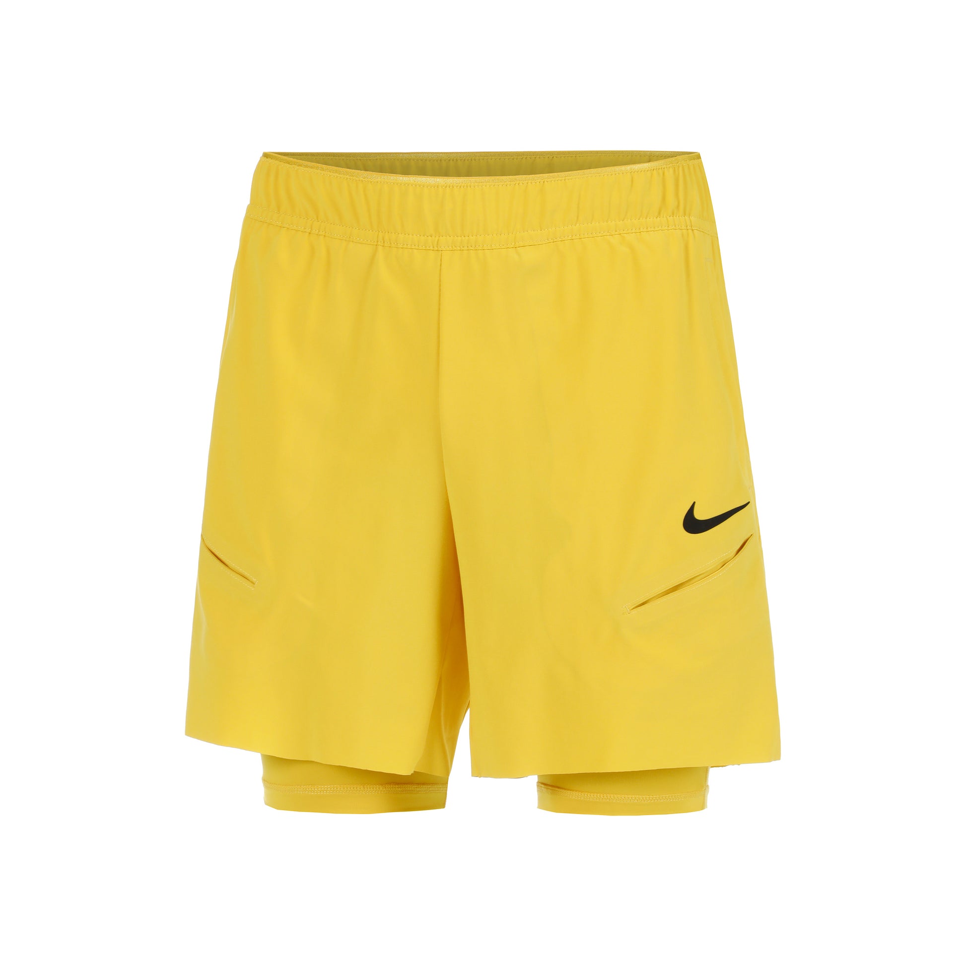 Nike Dri-Fit Court Slam Shorts Herren - gelb, orange