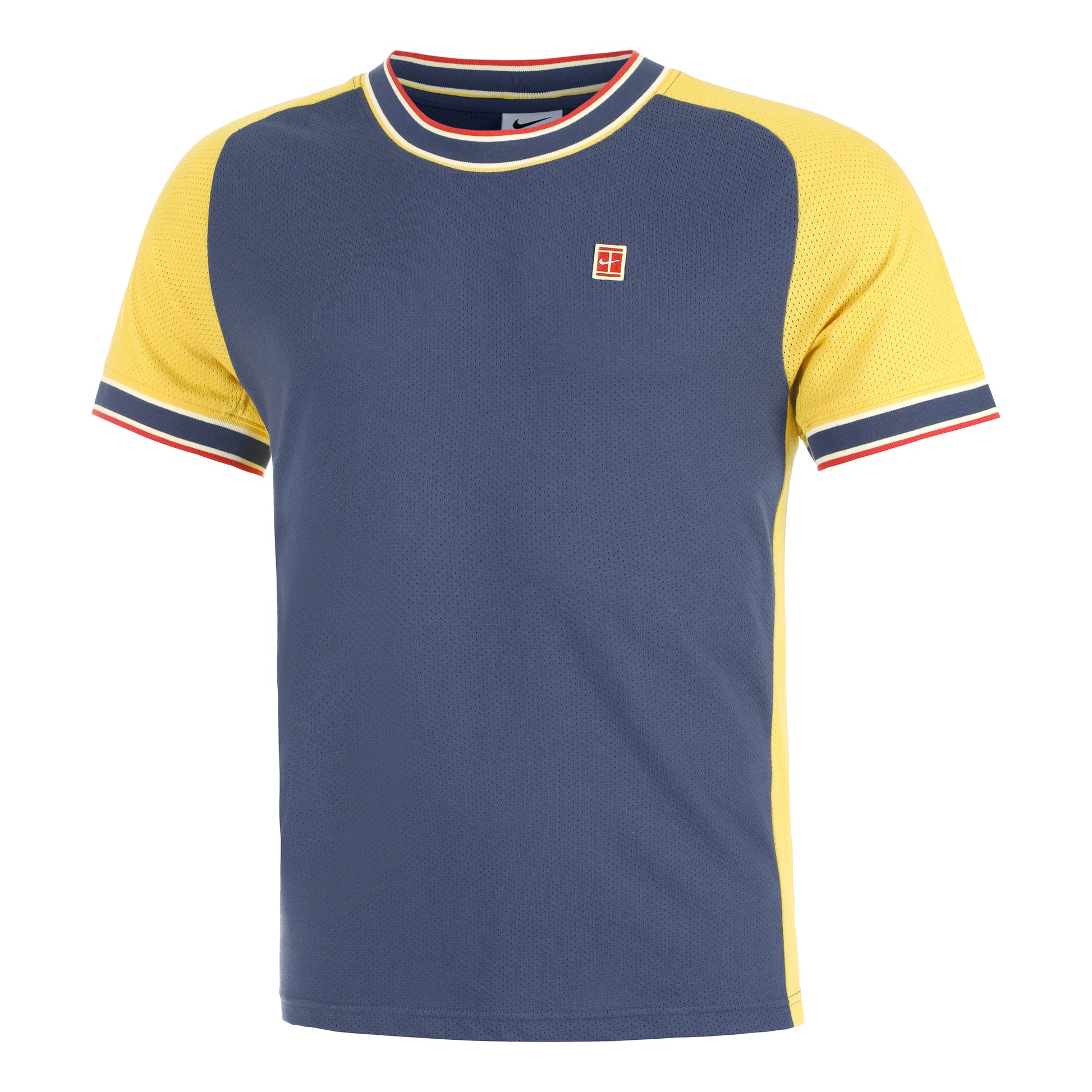 Nike Court Heritage T-Shirt Herren - dunkelblau, mehrfarbig