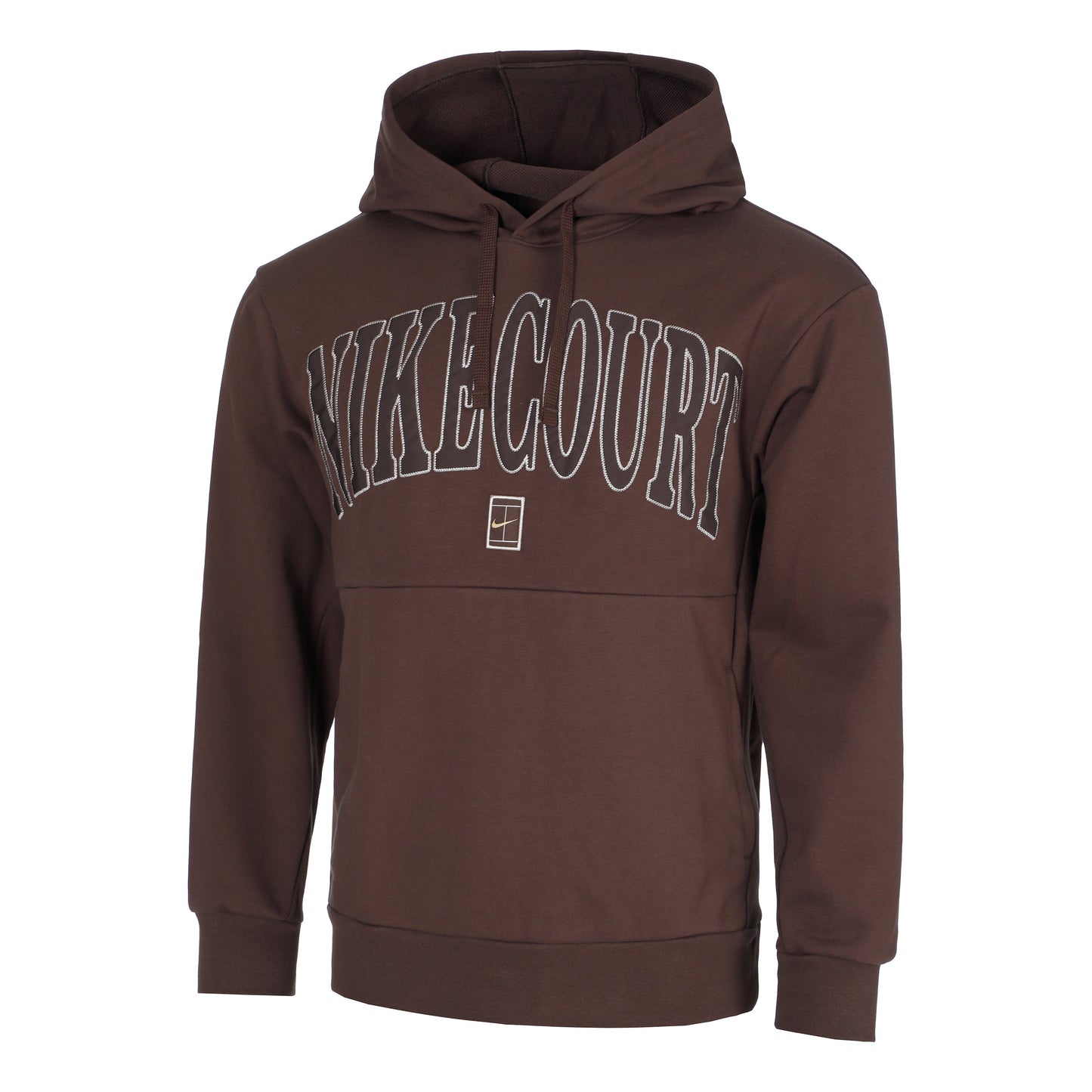Nike Court Dri-Fit Fleece Heritage Hoody Herren-Braun