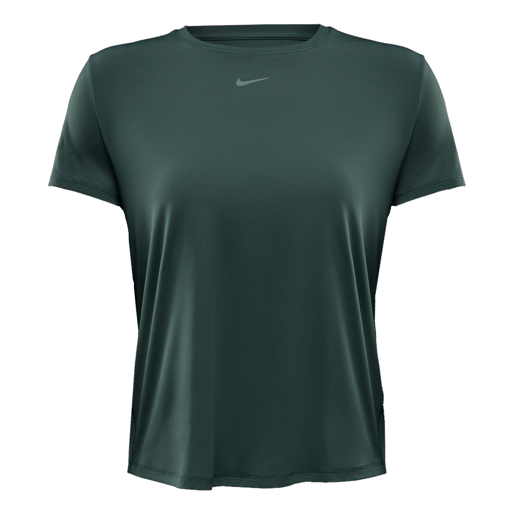 Nike One Dri-Fit T-Shirt Damen - grün, schwarz