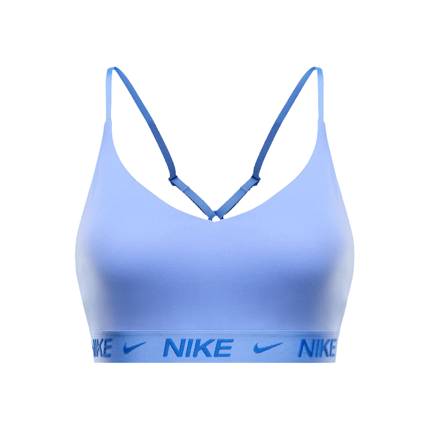 Nike Dri-Fit INDY LGT Support Sport-BH Damen-hellblau