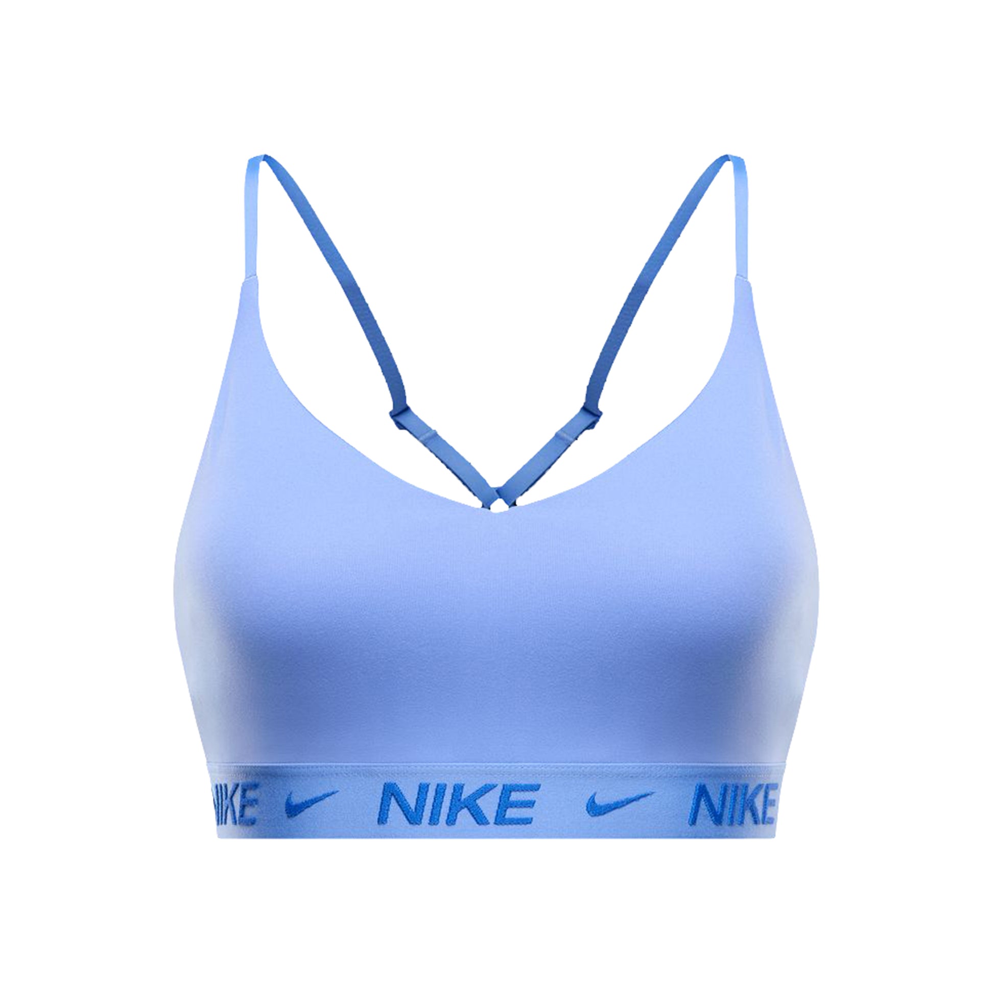 Nike Dri-Fit INDY LGT Support Sport-BH Damen-hellblau