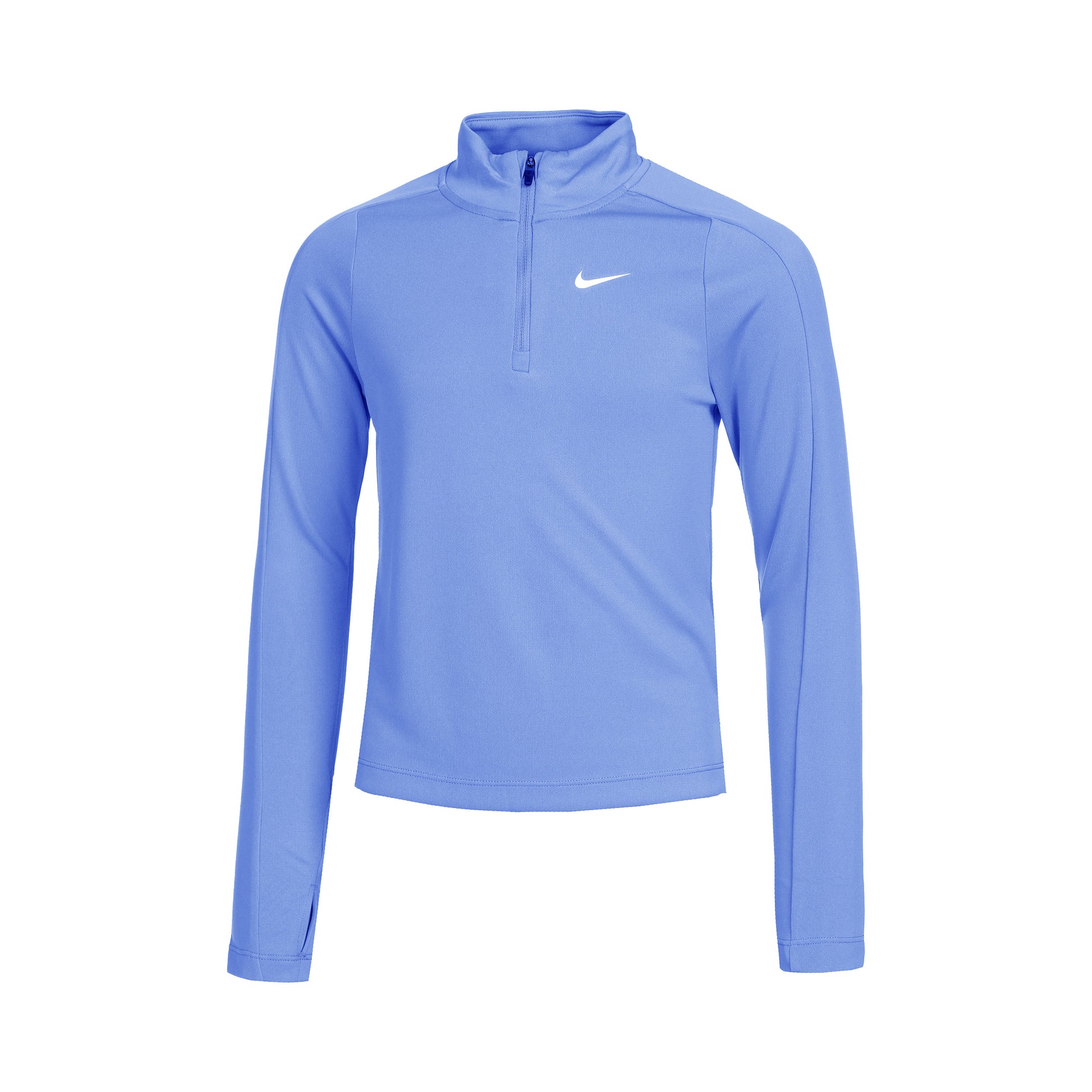 Nike Dri-Fit Longsleeve Mädchen-Hellblau,Weiß
