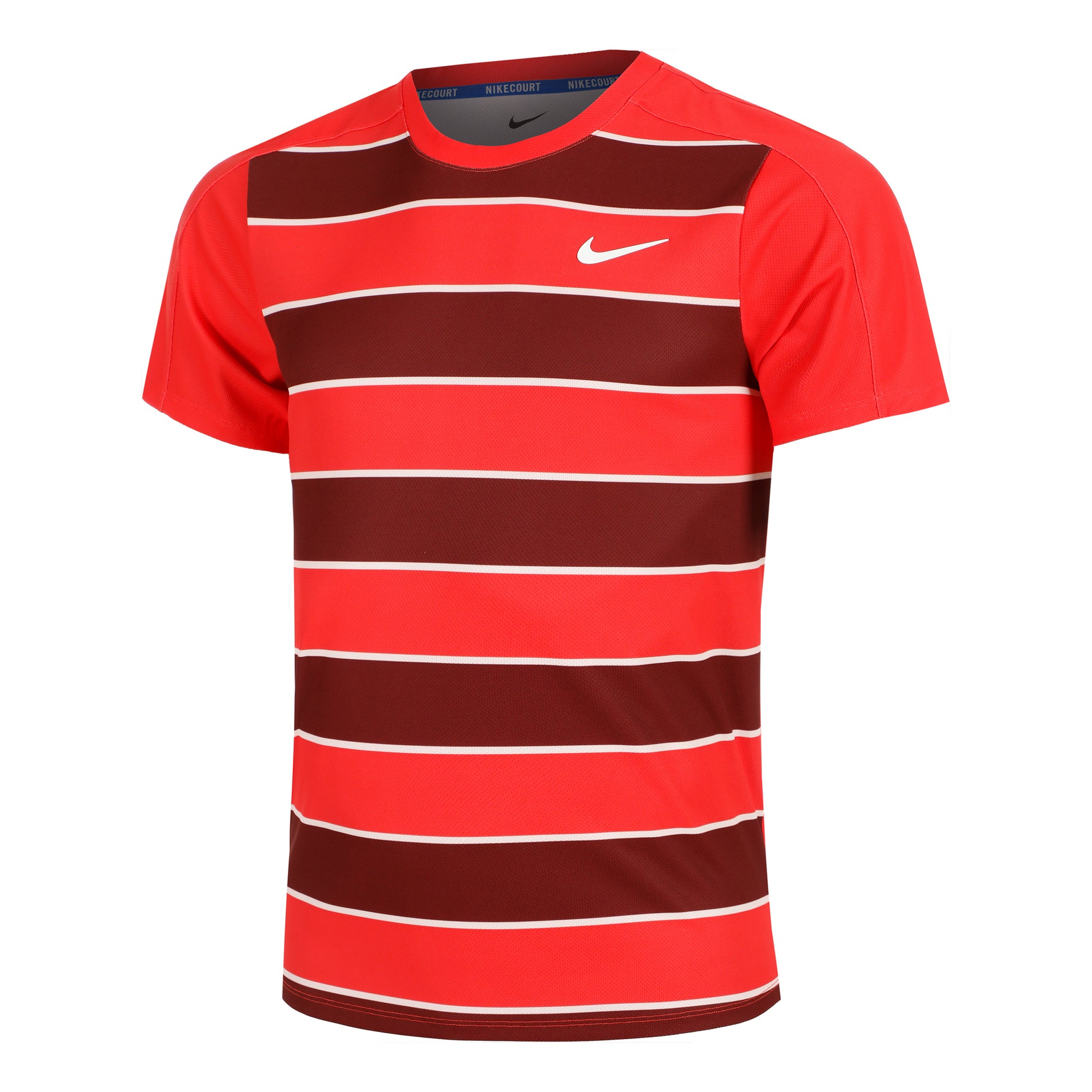 Nike Court Dri-Fit Advantage Slam T-Shirt Herren-Rot,Dunkelrot