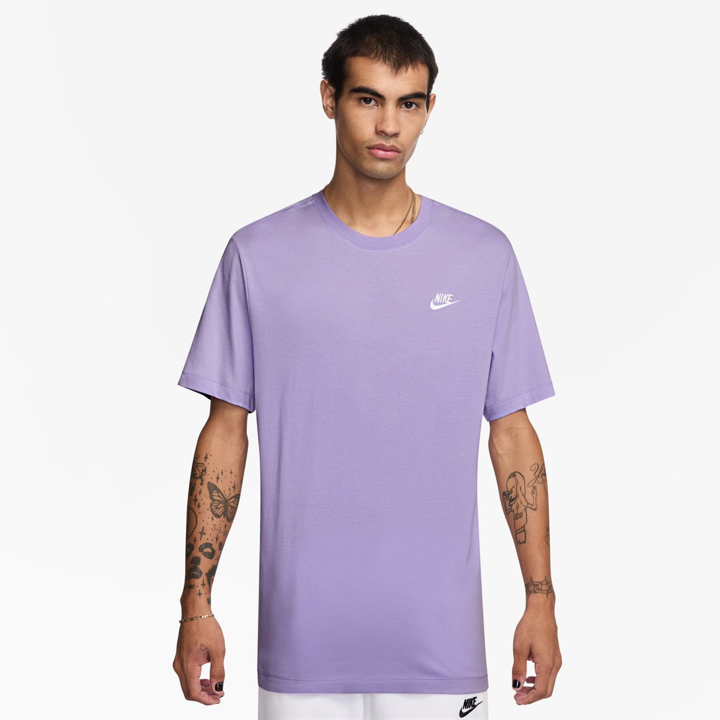 Nike Sportswear Club T-Shirt Herren - lila,