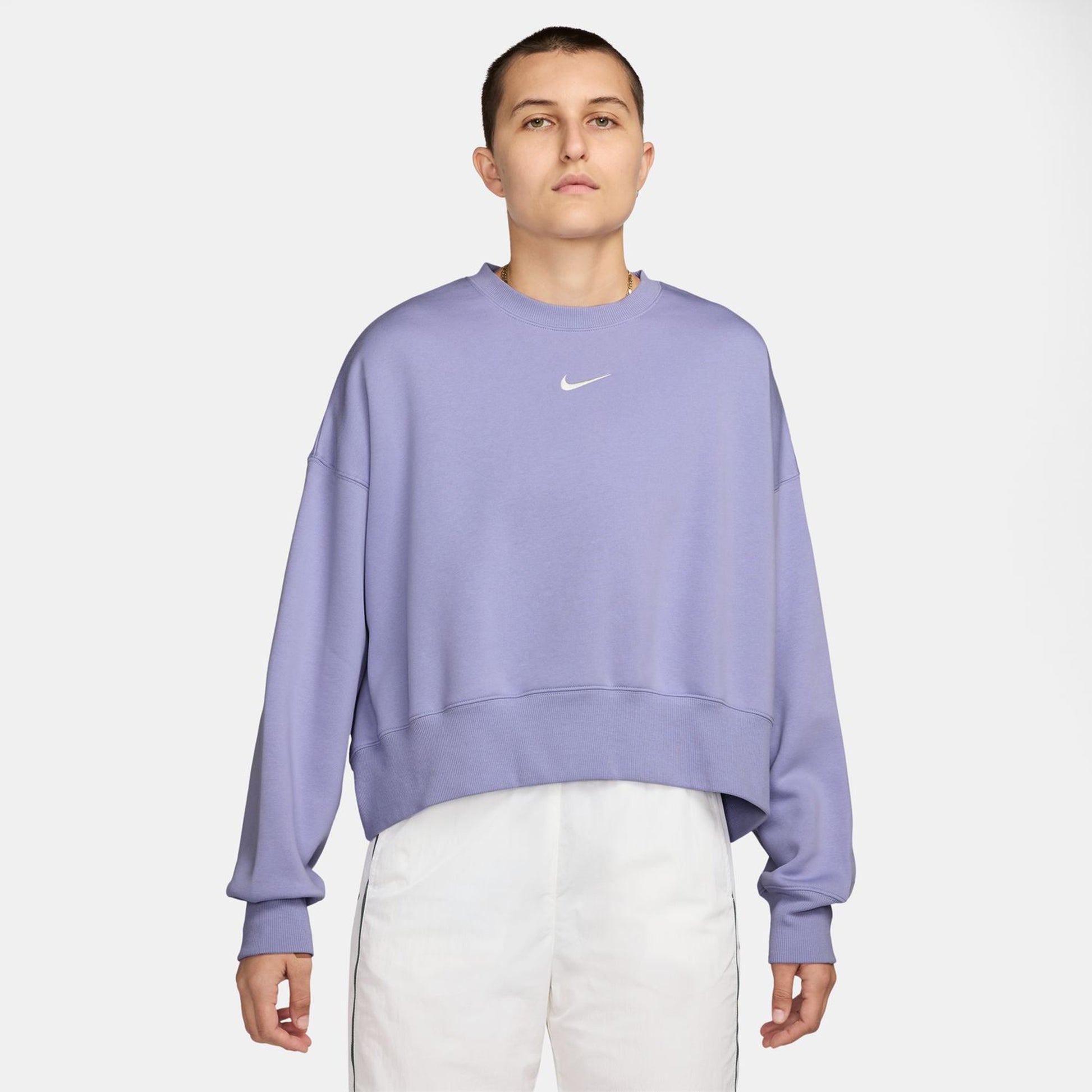 Nike Sportswear Phoenix Fleece Oversized Crew Sweatshirt Damen-Flieder