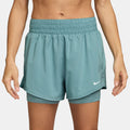 One Dri-Fit High Rise 3In 2N1 Shorts Damen-Salbei