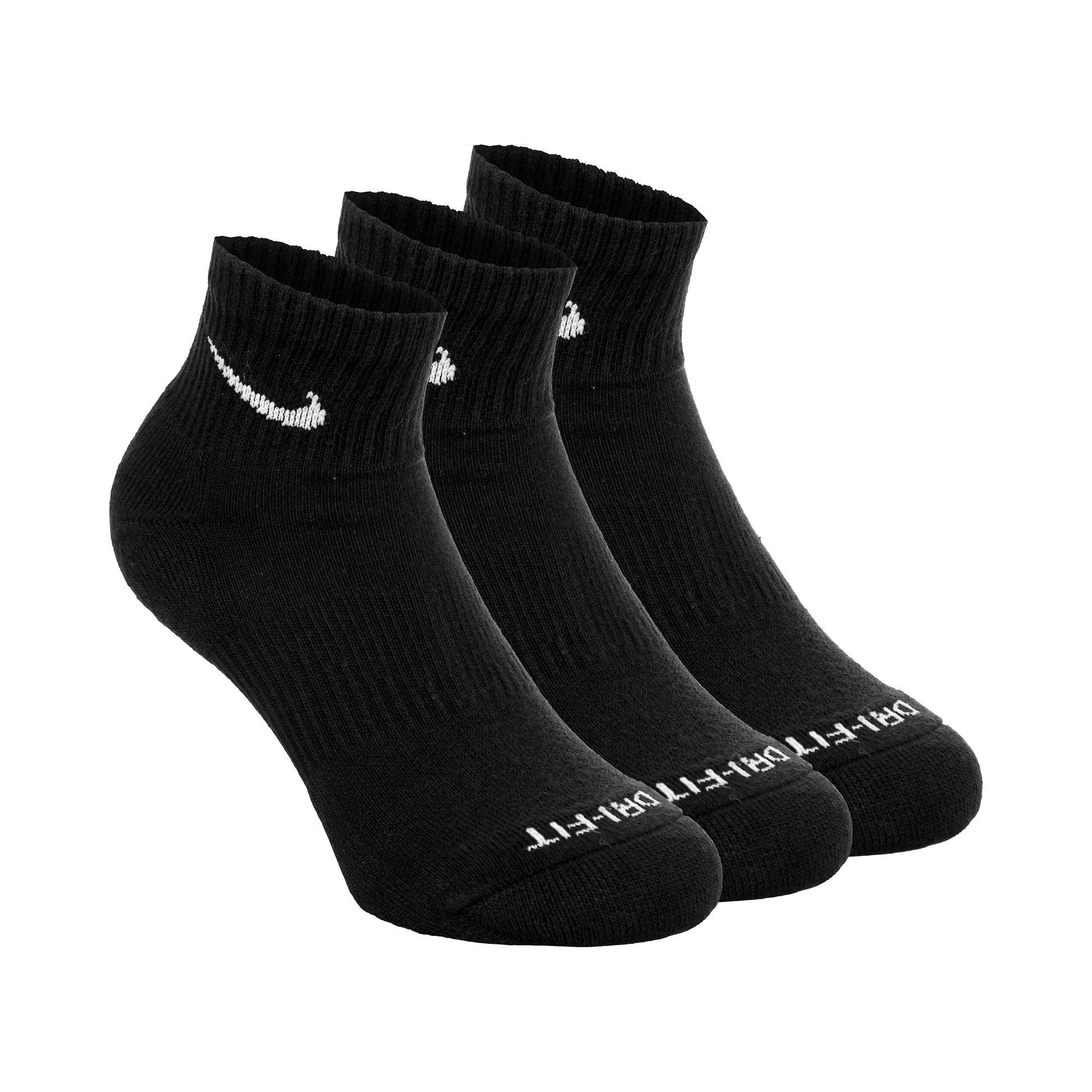 Nike Everyday Plus Cushioned Tennissocken-Schwarz