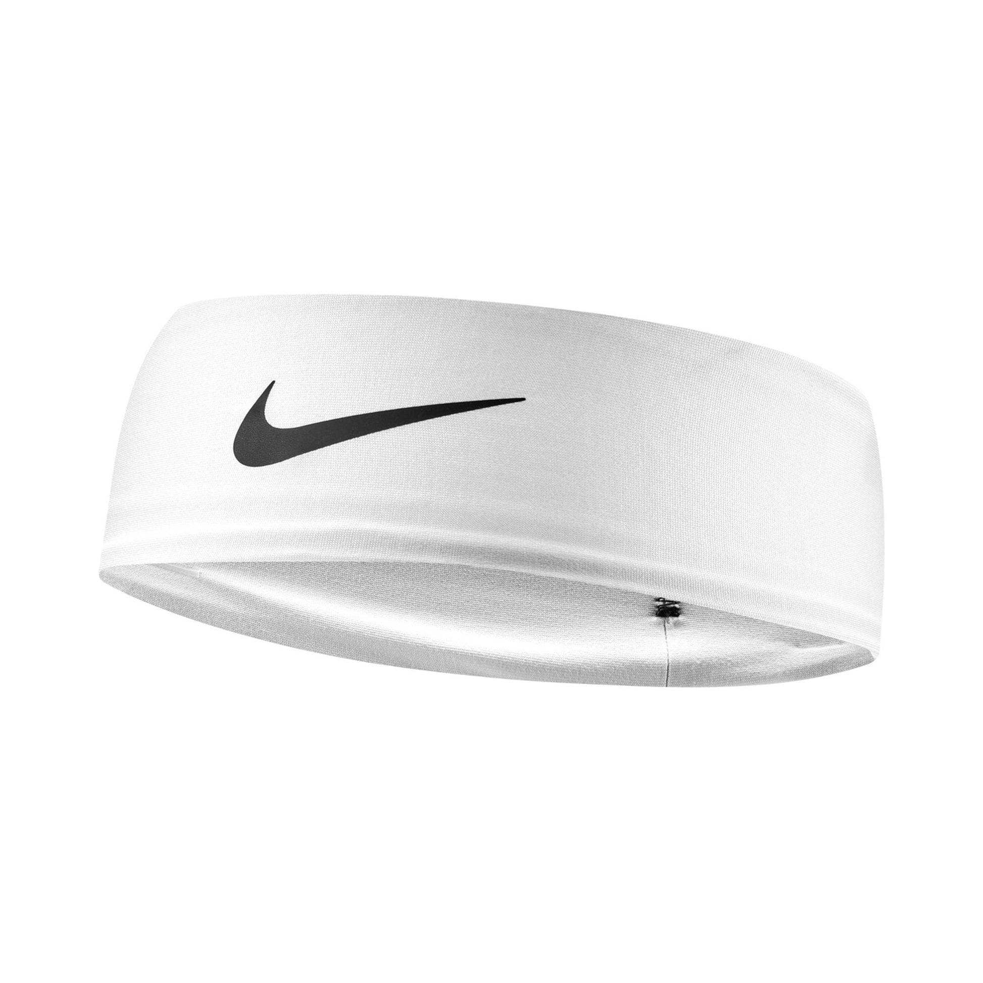 Nike Dri-Fit Fury Classic Stirnband Unisex - weiß, schwarz