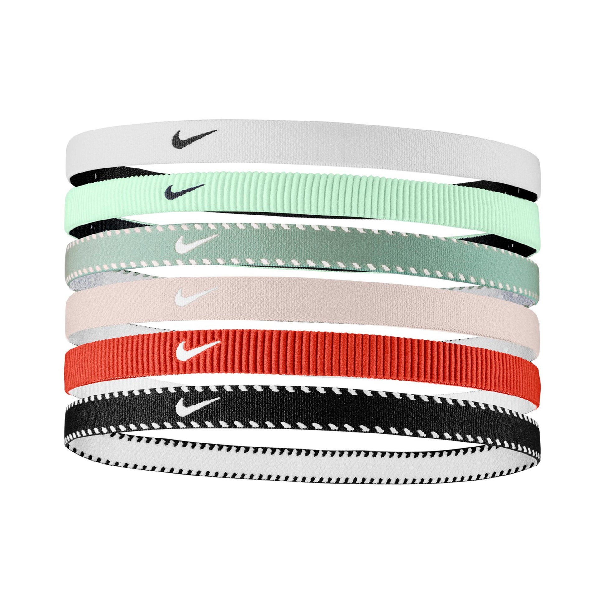 Nike Flex Classic Haarband-Schwarz,Rot