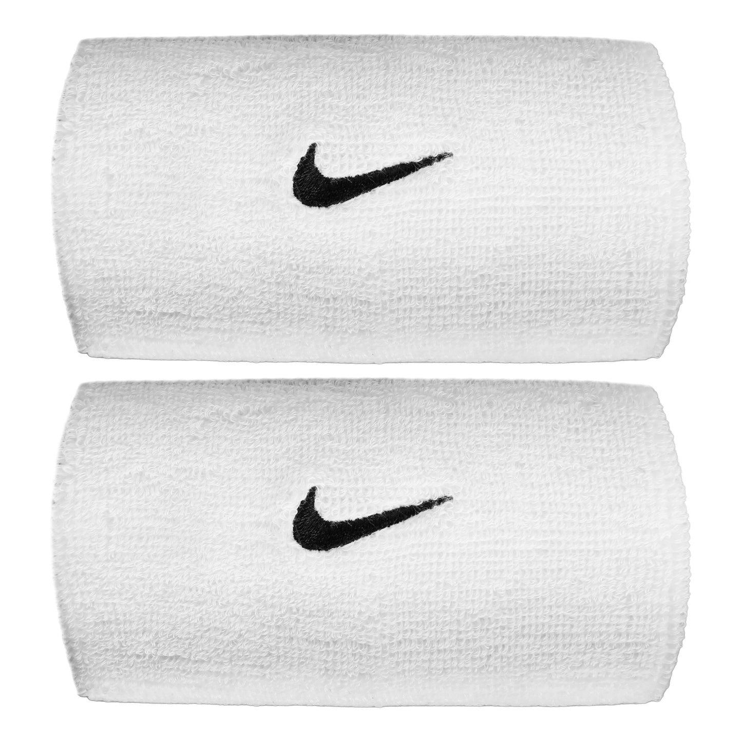 Nike Swoosh Classic Doublewide Schweißband lang - weiß, schwarz