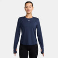 One Classic Dri-FIT Longsleeve Damen - dunkelblau, weiß