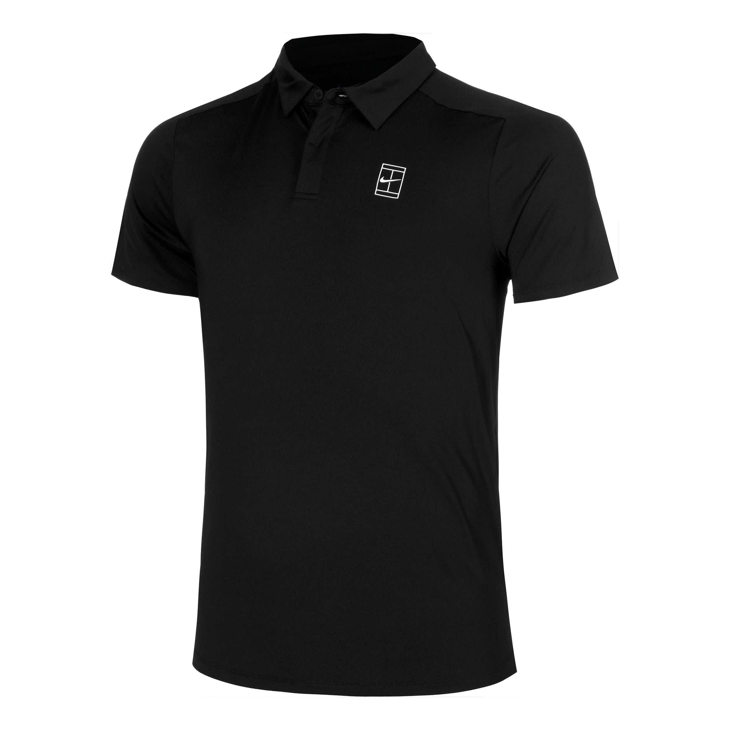 Nike Court Dri-FIT Advantage Polo Herren-schwarz