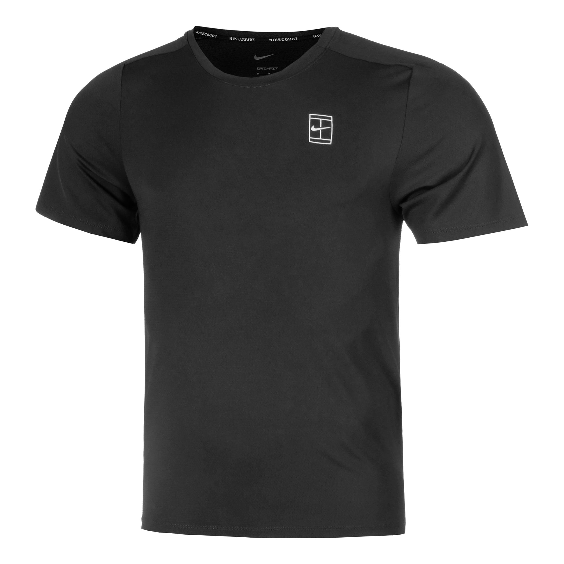 Nike Court Dri-Fit Advantage T-Shirt Herren-Schwarz,Weiß