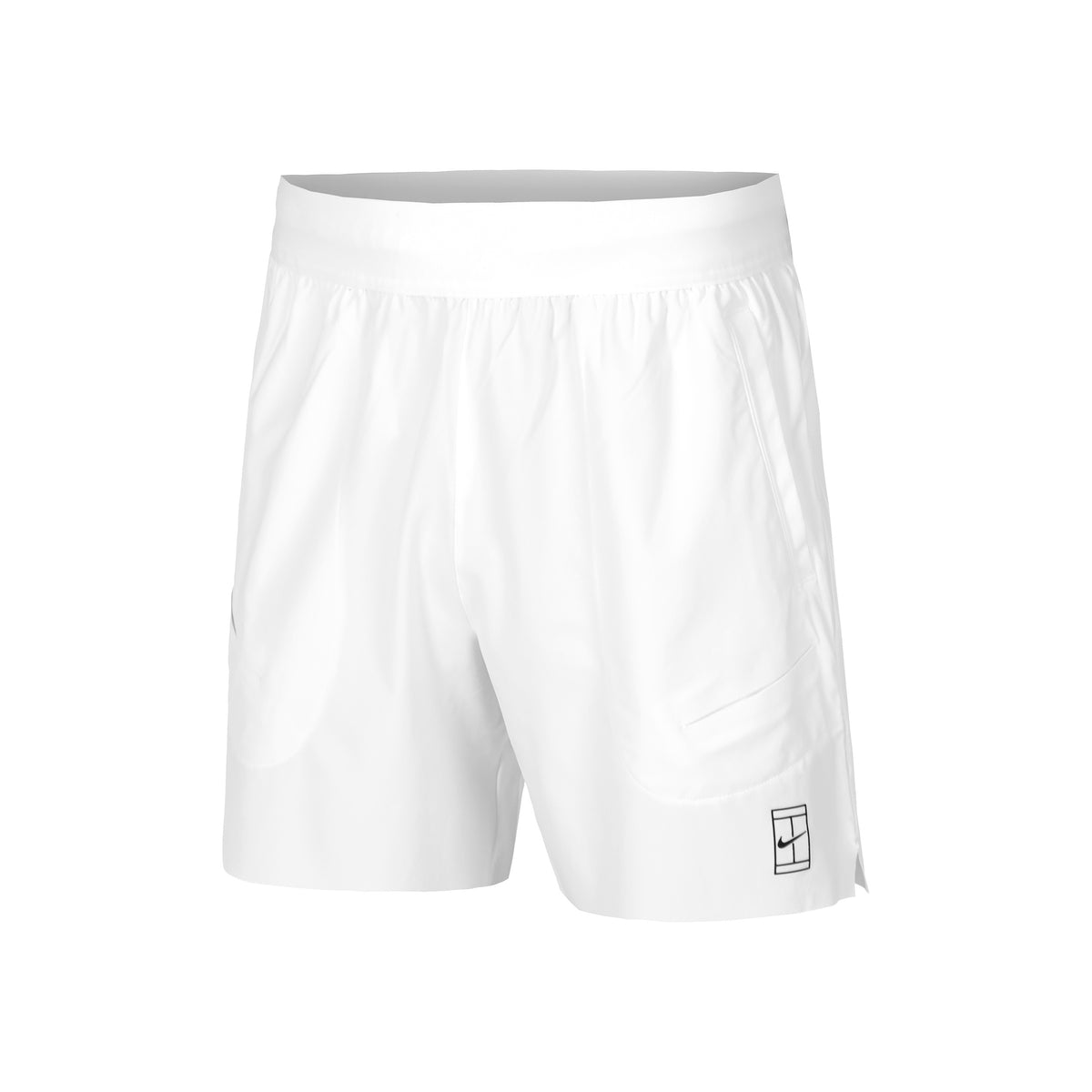 Nike Court Dri-Fit Advantage 6in Shorts Herren-Weiß,Schwarz