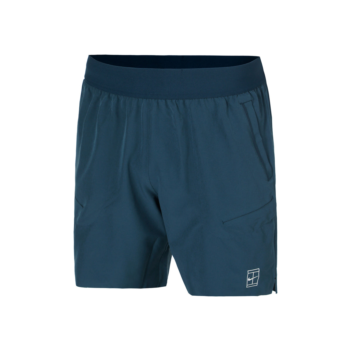 Nike Court Dri-Fit Advantage 6in Shorts Herren-Dunkelblau,Weiß