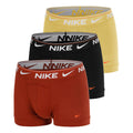 Ultra Comfort Boxer Short 3er Pack Herren-Goldgelb,Schwarz