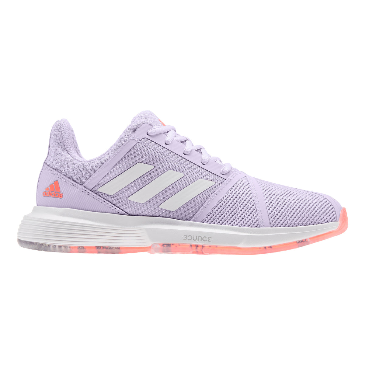 adidas Court Jam Bounce Allcourtschuh Damen - flieder, weiß