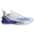 Adizero Cybersonic Allcourtschuh Damen - weiß, blau