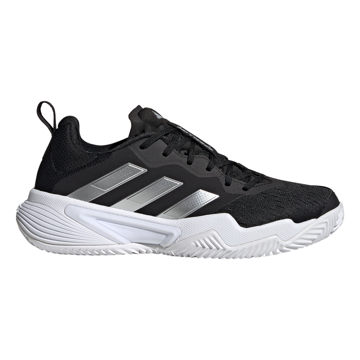 adidas Barricade Sandplatzschuh Damen - schwarz, silber