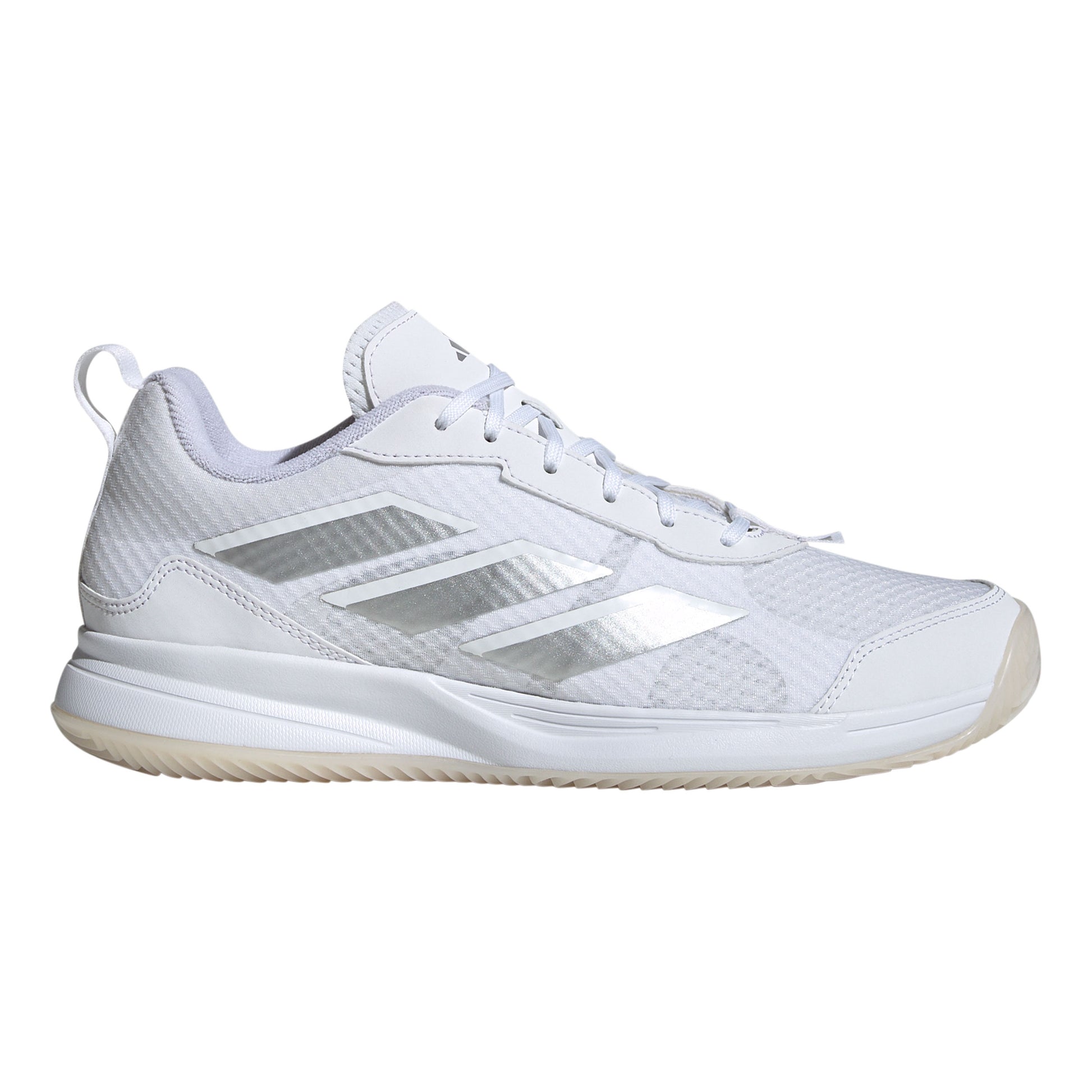 adidas Avaflash Sandplatzschuh Damen - weiß, silber