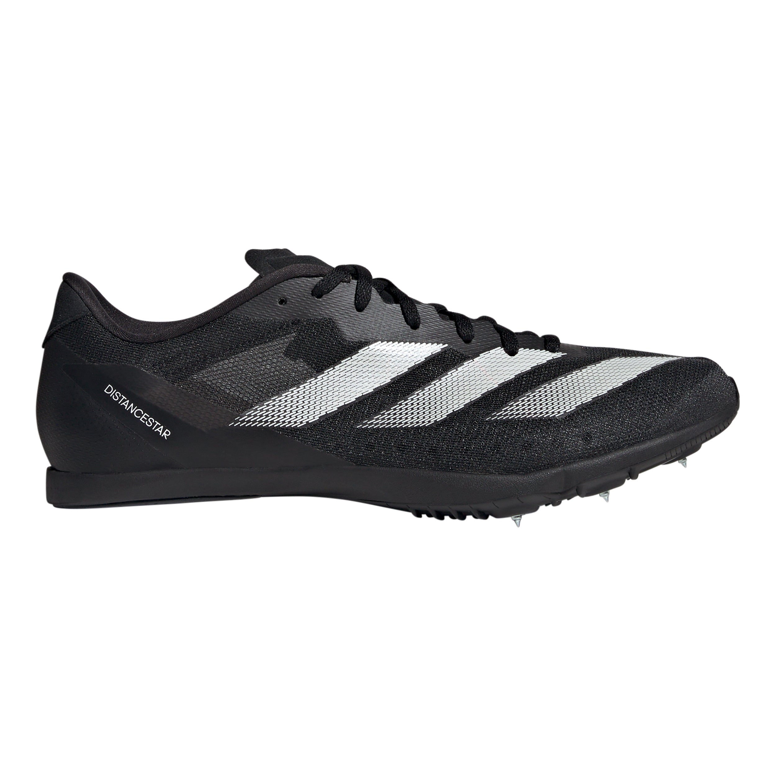 adidas Distancestar Spikeschuh Unisex - schwarz, weiß