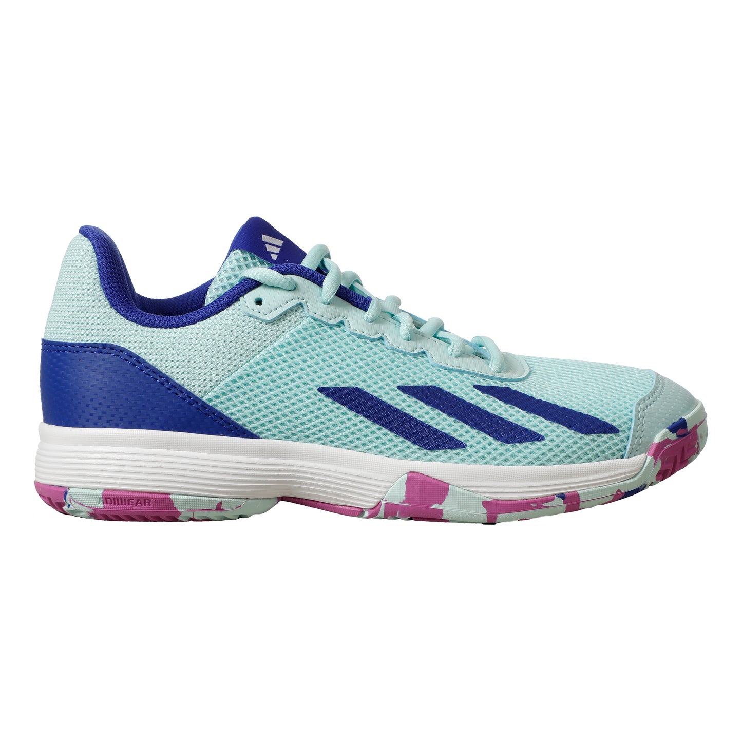 adidas Courtflash Allcourtschuh Kinder - türkis, blau