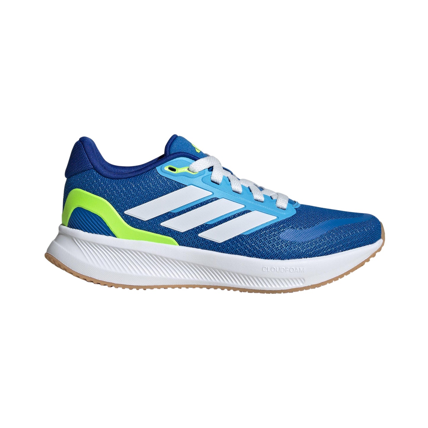adidas Runfalcon 5 Neutralschuh Kinder - dunkelblau, neongelb