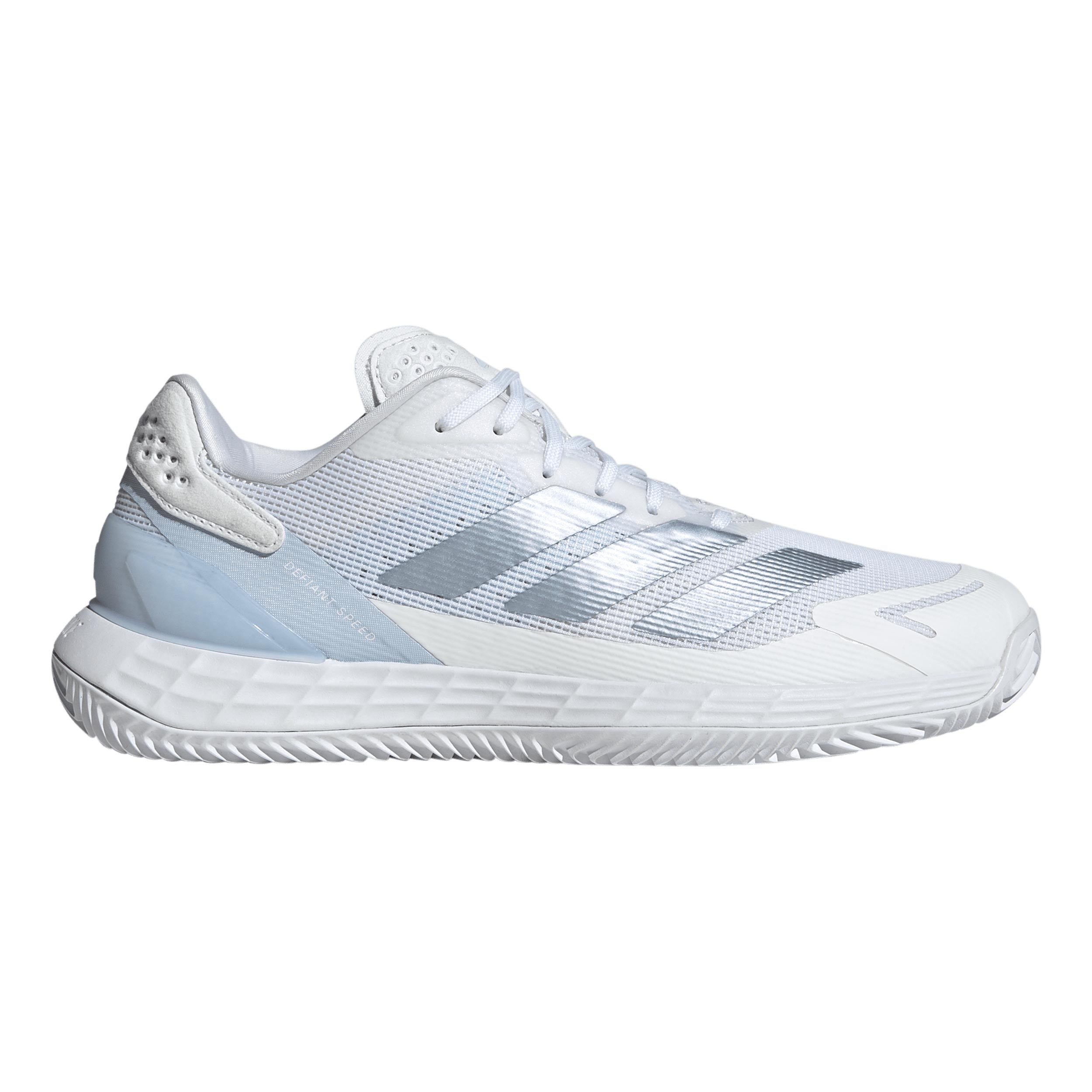adidas Defiant Speed 2 Sandplatzschuh Damen - weiß, hellblau
