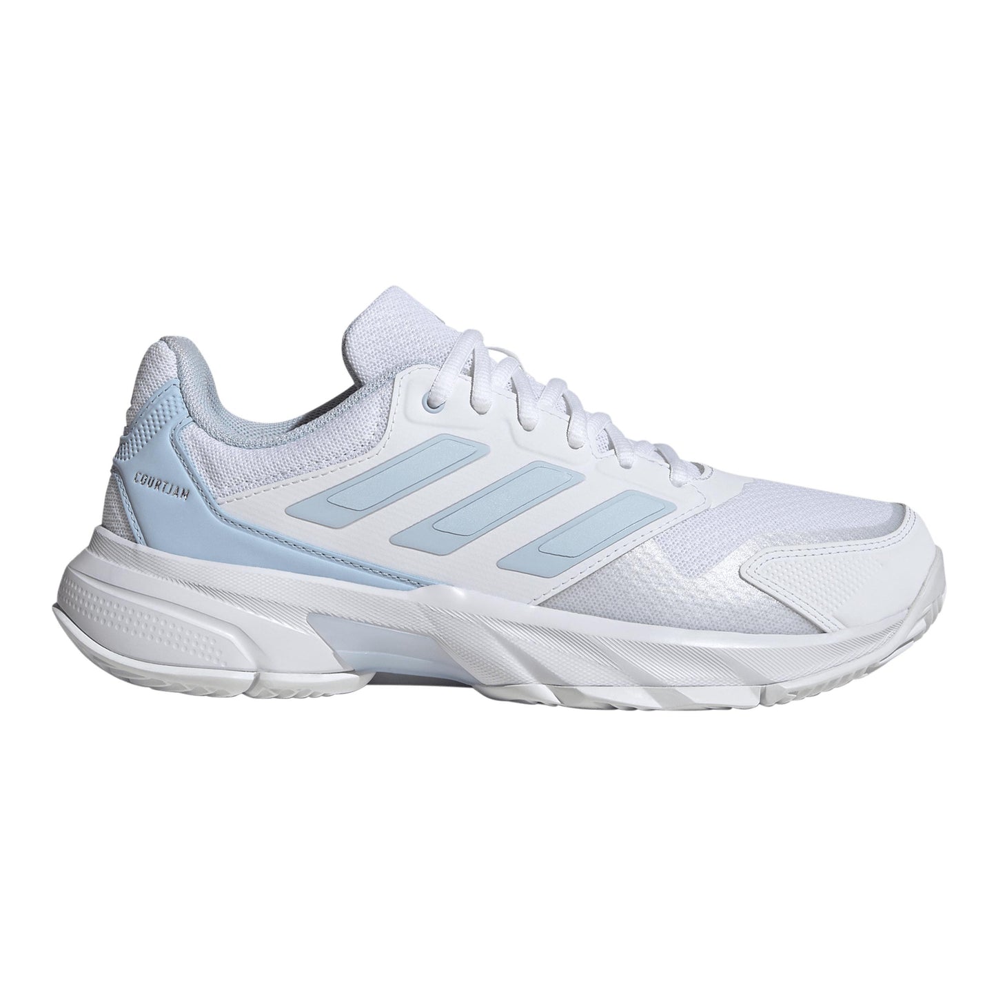 adidas CourtJam Control 3 Allcourtschuh Damen - weiß, hellblau