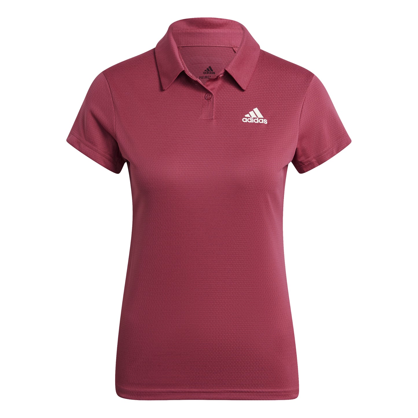 adidas HeatReady Polo Damen - berry, weiß