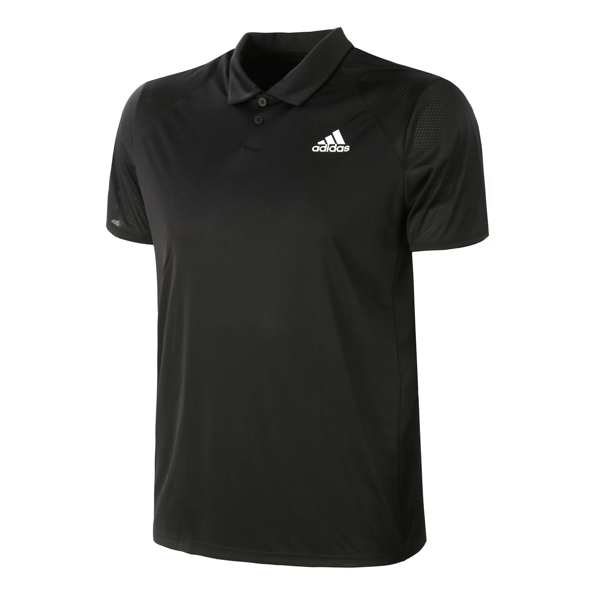 adidas Club 3 Stripes Polo Herren - schwarz, weiß