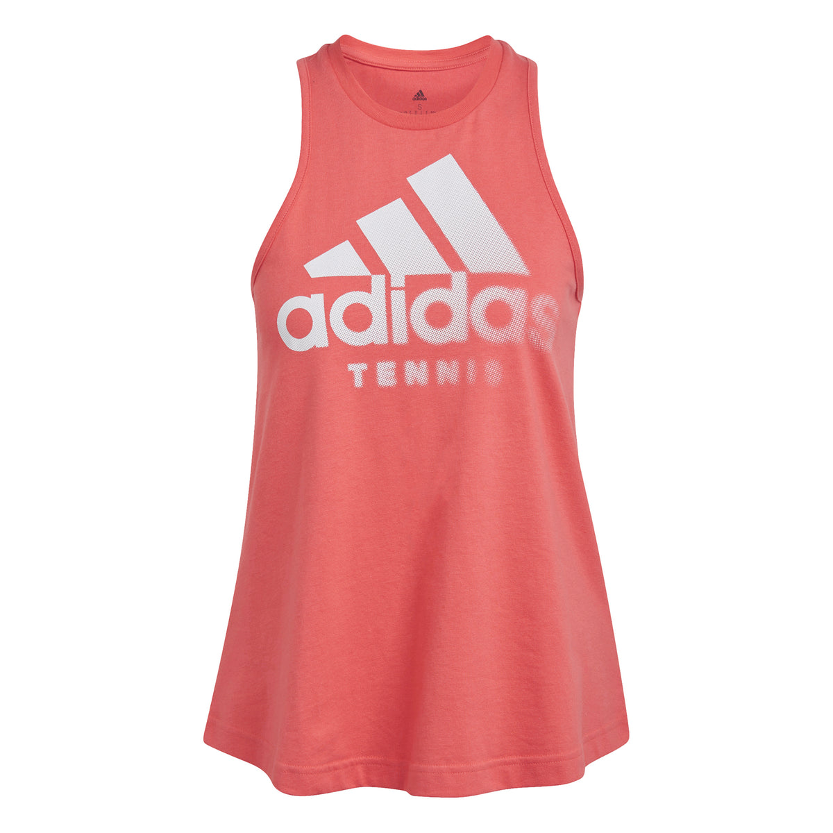 adidas Club Graphic Tank-Top Damen - koralle, weiß