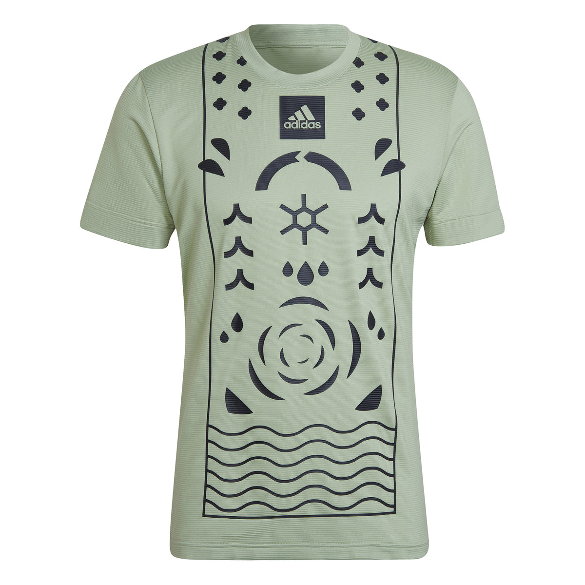 adidas Paris FLFT T-Shirt Herren - hellgrün, schwarz