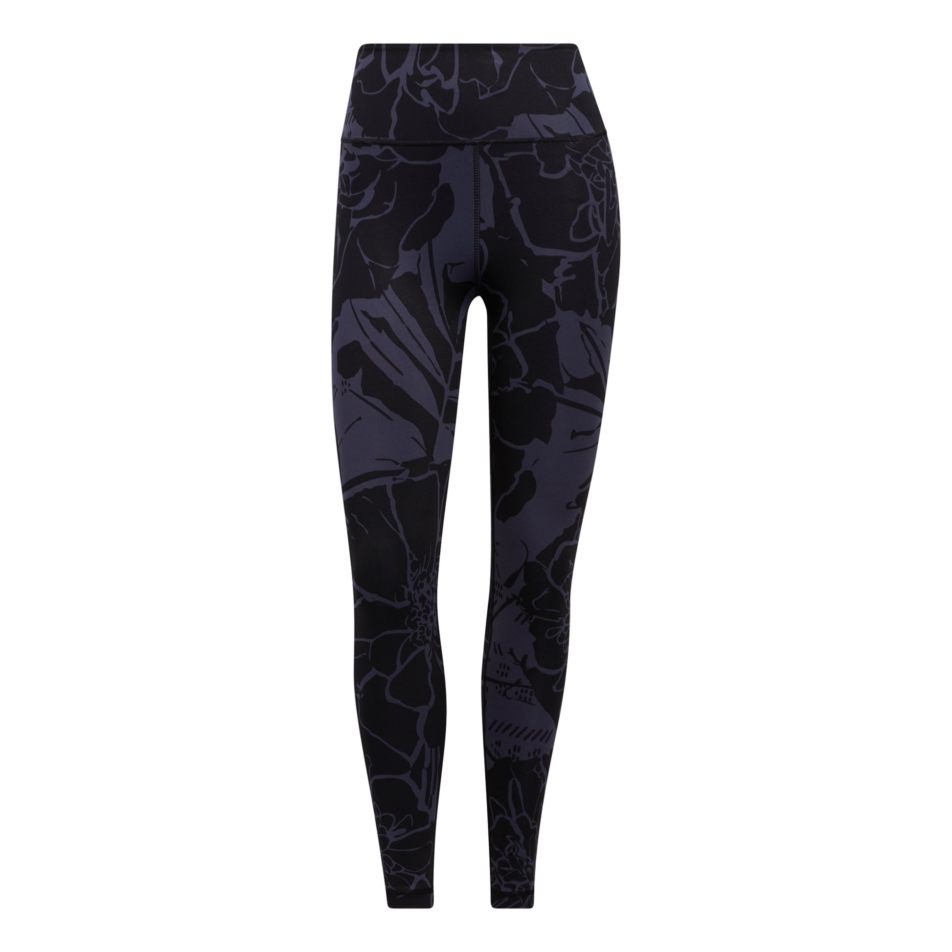 adidas Optime Flower 7/8 Tight Damen - blau,