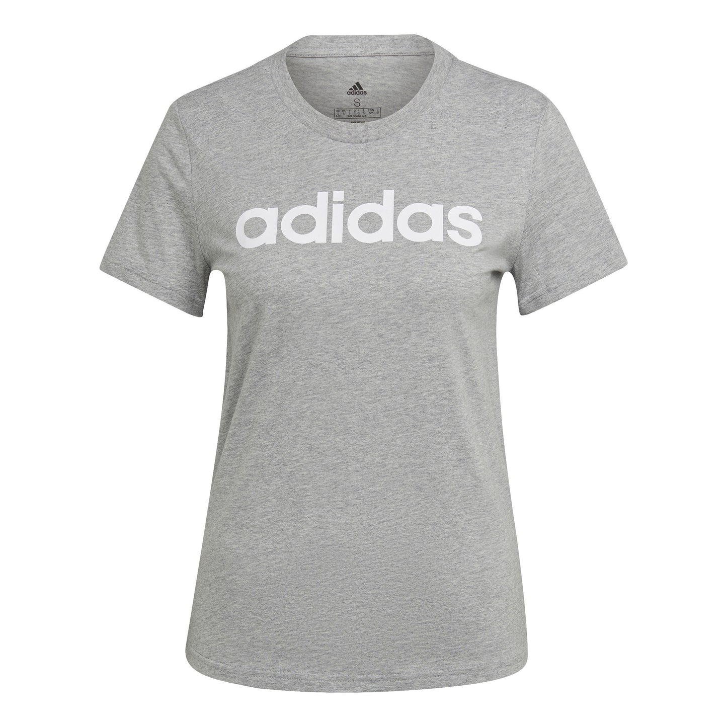 adidas Linear T-Shirt Damen-Grau