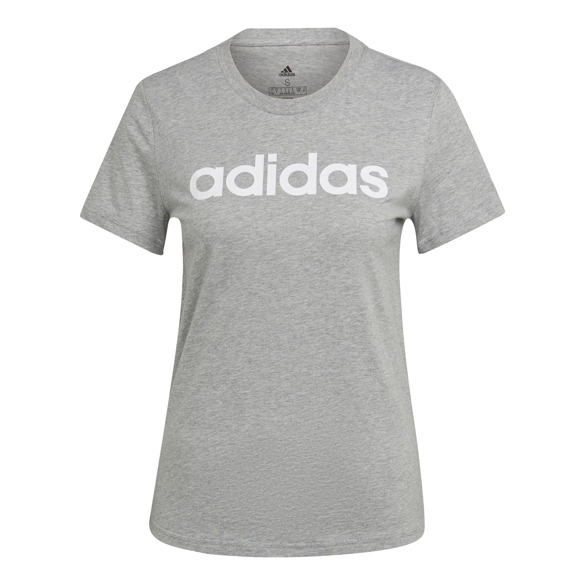 adidas Linear T-Shirt Damen-Grau