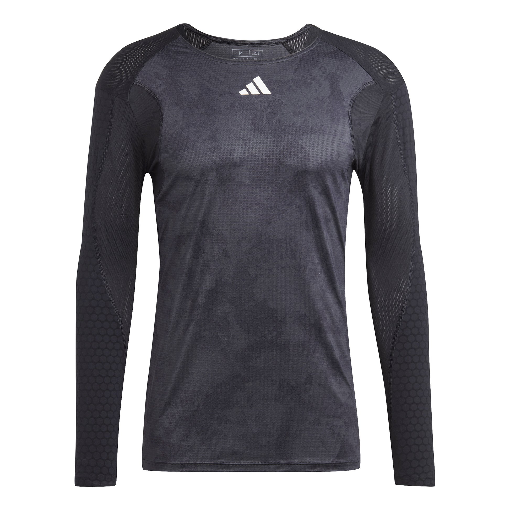 adidas Paris Longsleeve Herren - dunkelgrau, schwarz