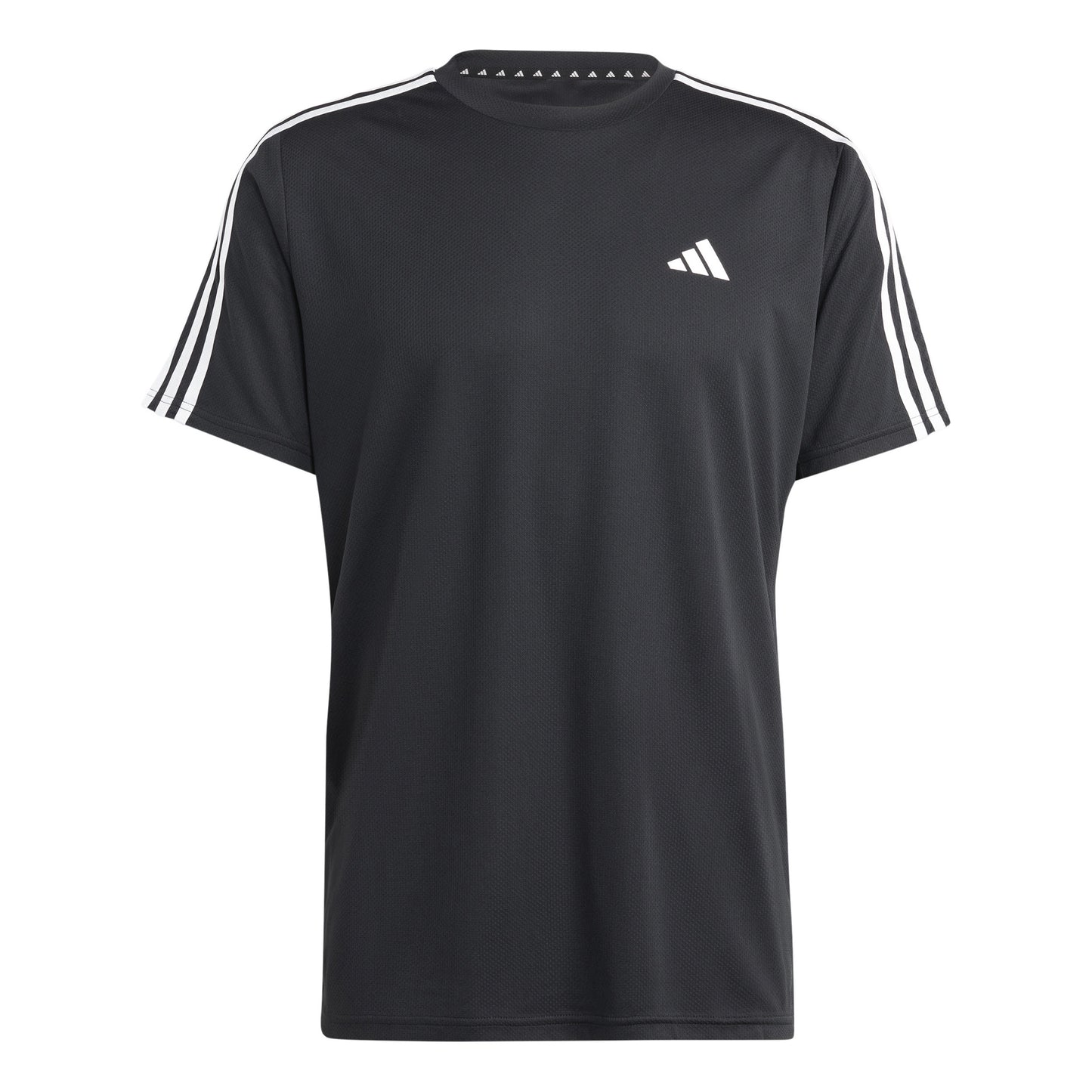 adidas Essentials Train 3-Stripes Training T-Shirt Herren-Schwarz,Weiß