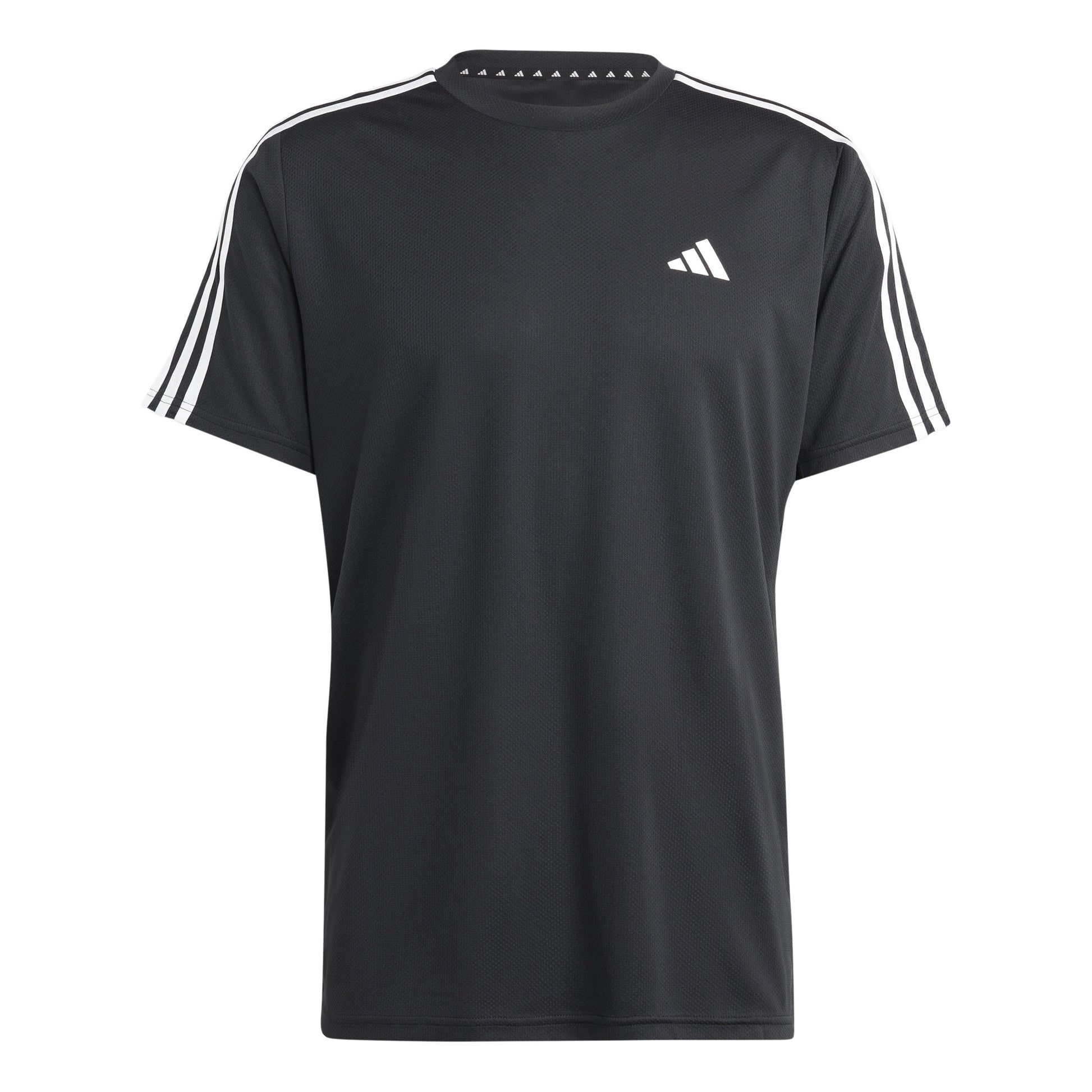 adidas Essentials Train 3-Stripes Training T-Shirt Herren-Schwarz,Weiß