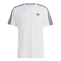 Essentials Train 3-Stripes Training T-Shirt Herren-Weiß,Schwarz