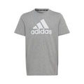 Big Logo T-Shirt Jungen - hellgrau, weiß