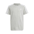 3Stripes T-Shirt Jungen - hellgrau, weiß