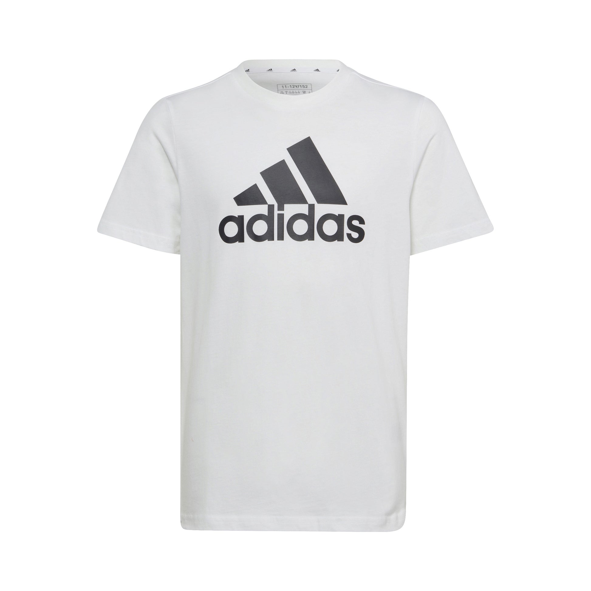 adidas Big Logo T-Shirt Jungen - weiß, schwarz