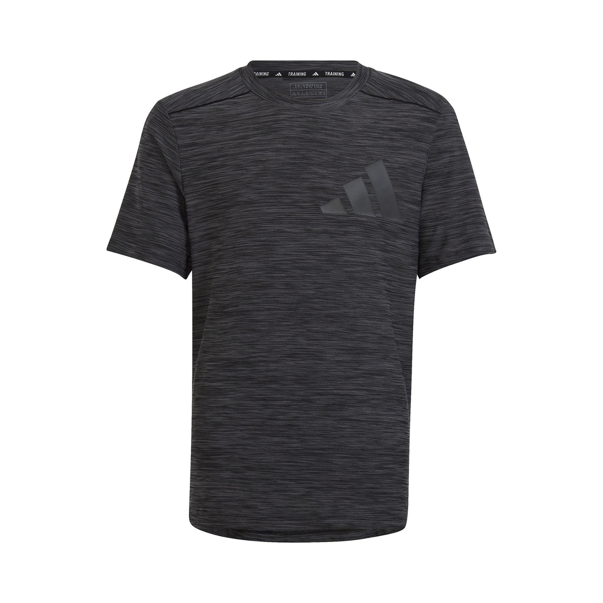 adidas AEROREADY Heather T-Shirt Jungen - dunkelgrau,