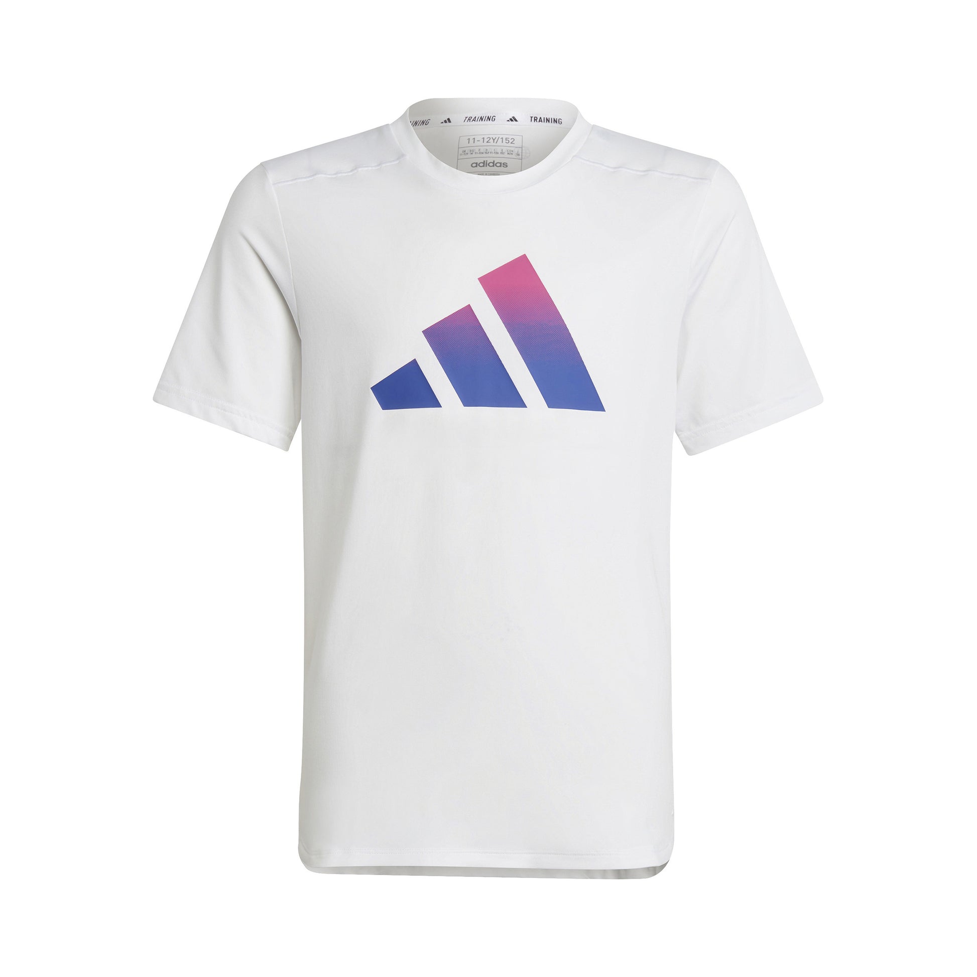 adidas Training Icons T-Shirt Jungen - weiß, mehrfarbig